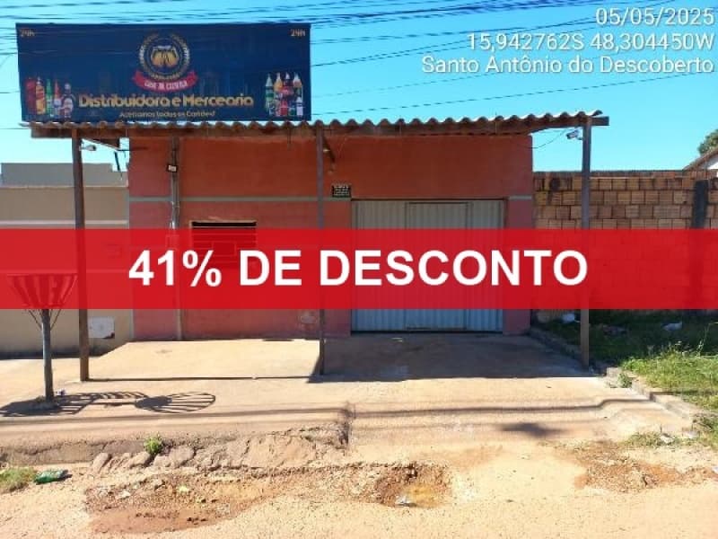 Foto 1 de 2: Casa em leilão em Santo Antônio Do Descoberto - GO — LOTE 097 41% DE DESCONTO - CASA - SANTO ANTONIO DO DESCOBERTO/ GO