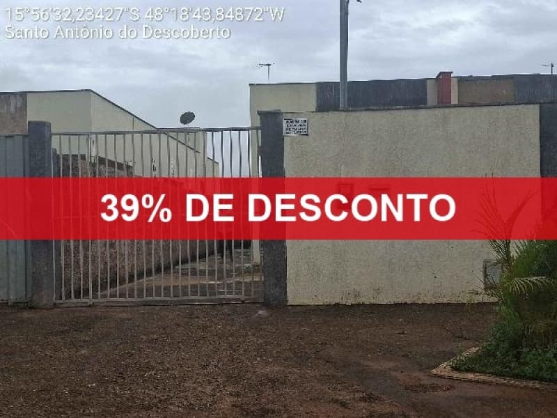 Foto 1 de 2: Casa em leilão em Santo Antônio Do Descoberto - GO — LOTE 103 39% DE DESCONTO - CASA - SANTO ANTONIO DO DESCOBERTO/ GO