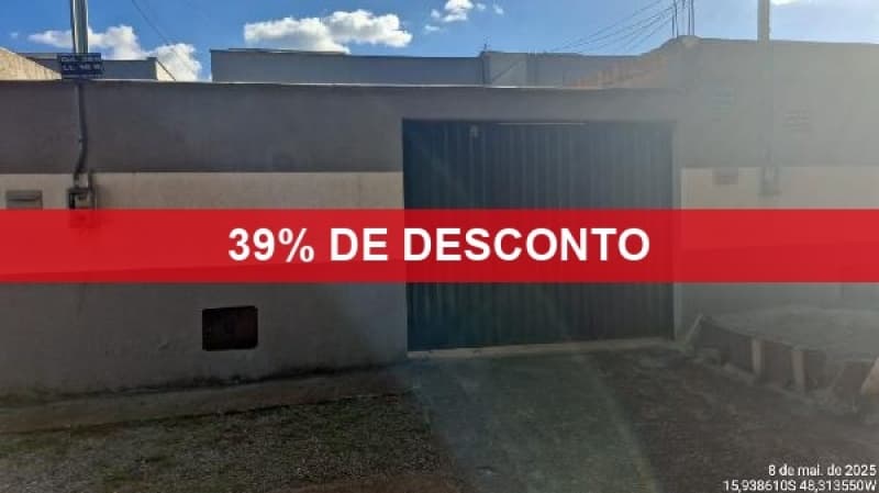Foto 1 de 2: Casa em leilão em Santo Antônio Do Descoberto - GO — LOTE 107 39% DE DESCONTO - CASA - SANTO ANTONIO DO DESCOBERTO/ GO