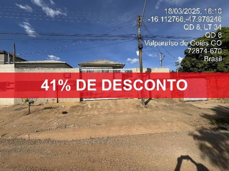 Foto 1 de 2: Apartamento em leilão em Valparaíso De Goiás - GO — LOTE 118 41% DE DESCONTO - APARTAMENTO - VALPARAISO DE GOIAS/ GO