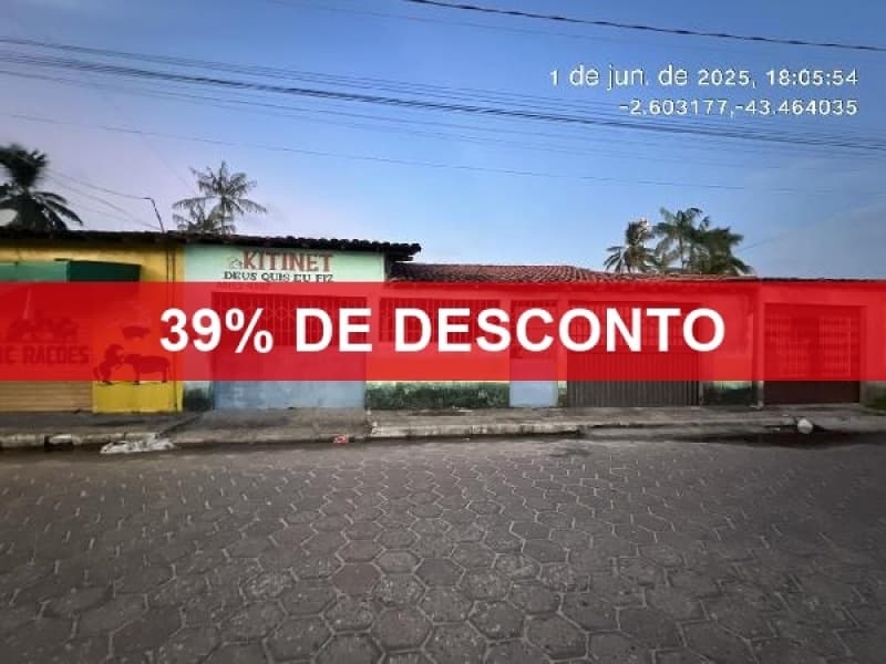 Foto 1 de 2: Casa em leilão em Humberto De Campos - MA — LOTE 126 39% DE DESCONTO - CASA - HUMBERTO DE CAMPOS/ MA