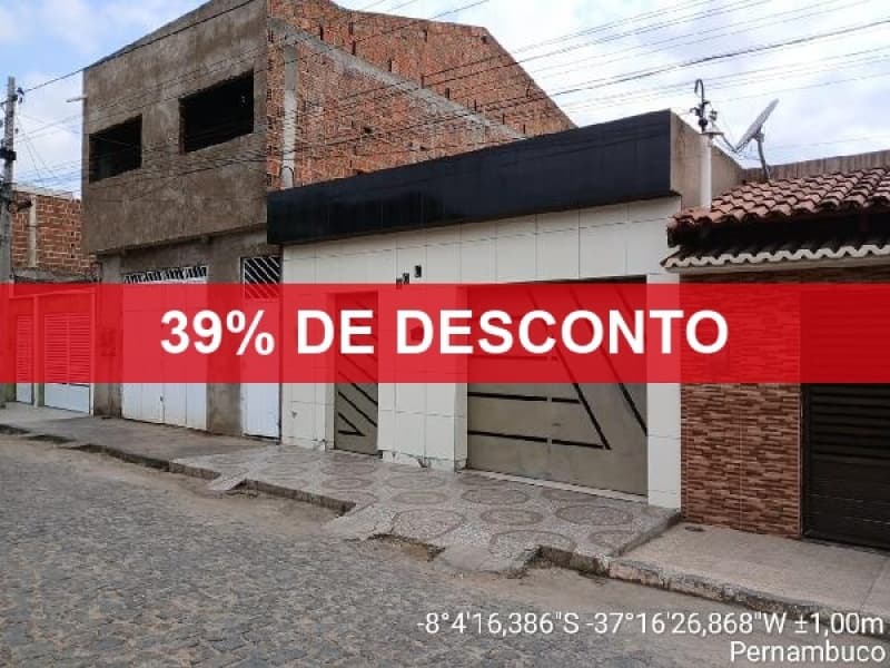 Foto 1 de 2: Casa em leilão em Sertânia - PE — LOTE 177 39% DE DESCONTO - CASA - SERTANIA/ PE