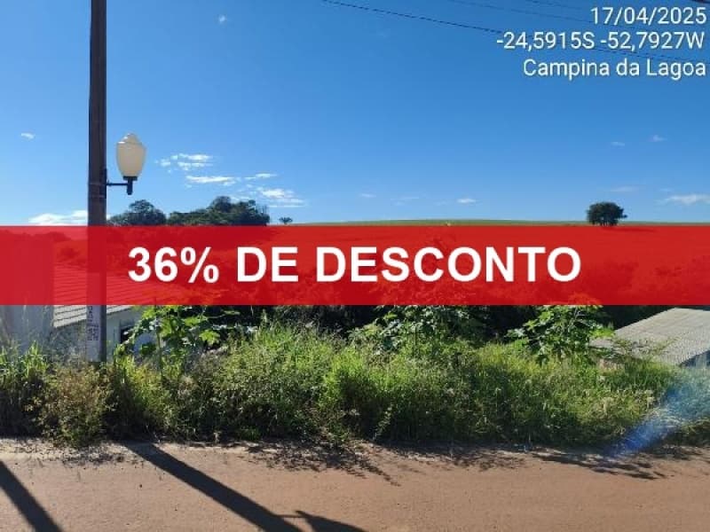 Foto 1 de 2: Terreno em leilão em Campina Da Lagoa - PR — LOTE 187 36% DE DESCONTO - TERRENO - CAMPINA DA LAGOA/ PR