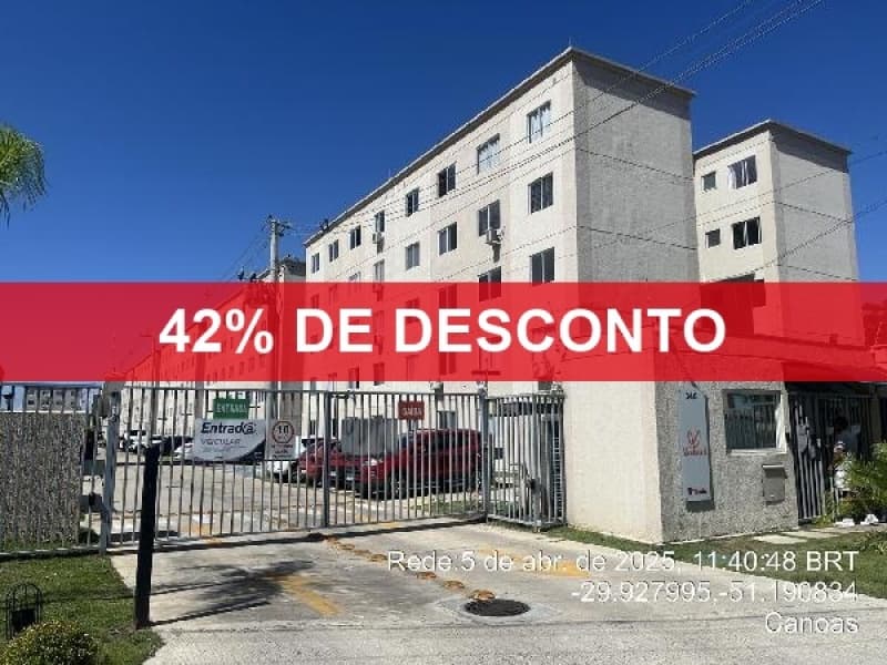 Foto 1 de 2: Apartamento em leilão em Canoas - RS — LOTE 312 42% DE DESCONTO - APARTAMENTO - CANOAS/ RS