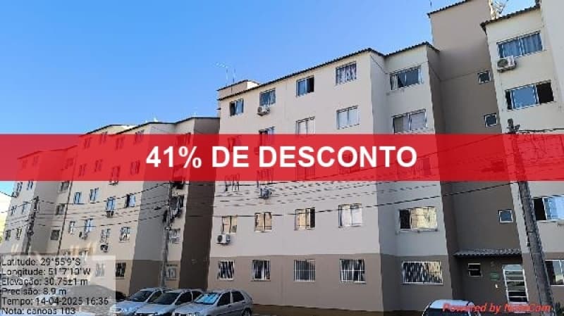 Foto 1 de 2: Apartamento em leilão em Canoas - RS — LOTE 314 41% DE DESCONTO - APARTAMENTO - CANOAS/ RS