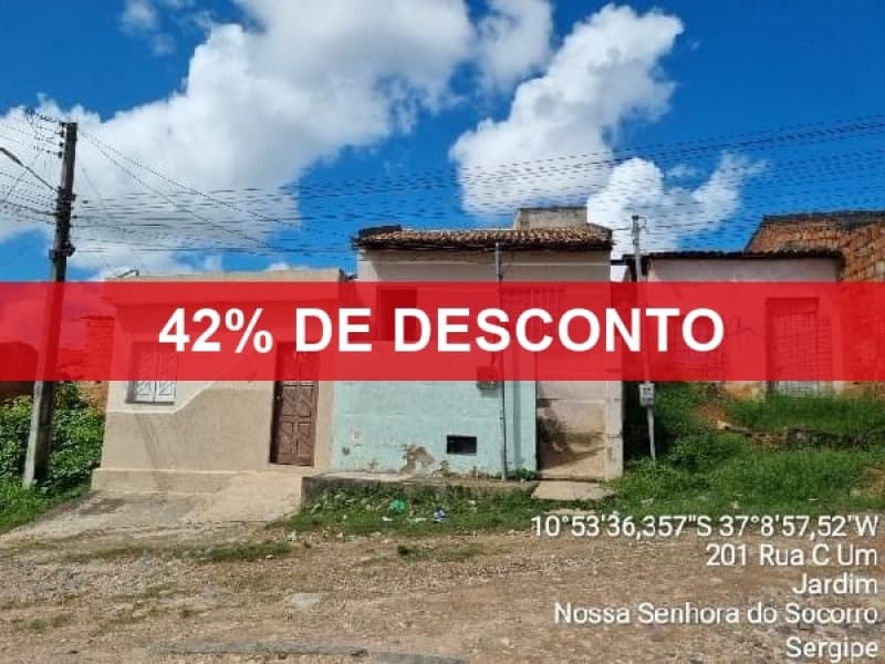 Foto 1 de 2: Casa em leilão em Nossa Senhora Do Socorro - SE — LOTE 379 42% DE DESCONTO - CASA - NOSSA SENHORA DO SOCORRO/ SE