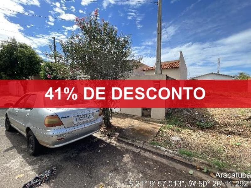 Foto 1 de 2: Casa em leilão em Araçatuba - SP — LOTE 386 41% DE DESCONTO - CASA - ARACATUBA/ SP