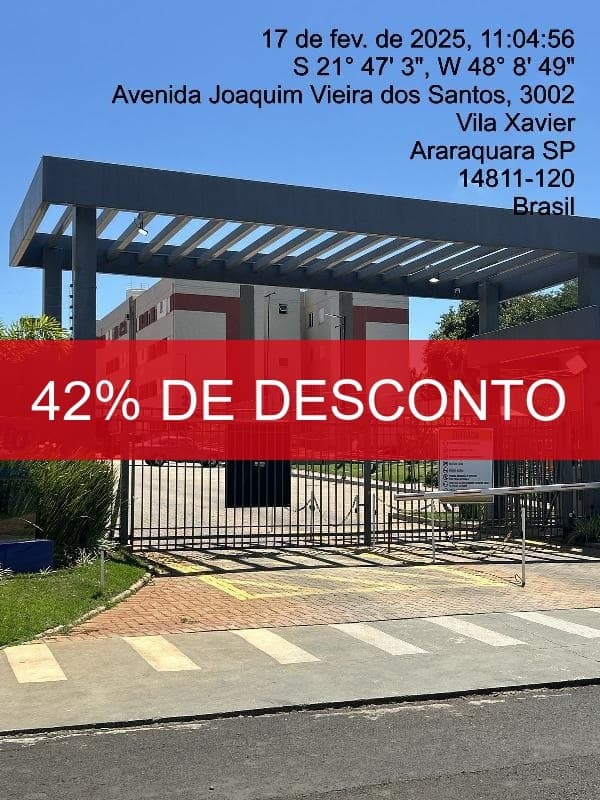 Foto 1 de 2: Apartamento em leilão em Araraquara - SP — LOTE 388 42% DE DESCONTO - APARTAMENTO - ARARAQUARA/ SP