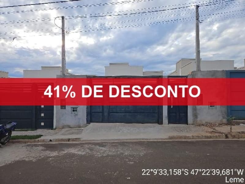 Foto 1 de 2: Casa em leilão em Leme - SP — LOTE 422 41% DE DESCONTO - CASA - LEME/ SP