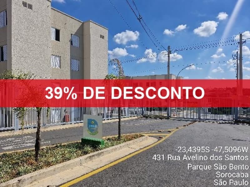 Foto 1 de 2: Apartamento em leilão em Sorocaba - SP — LOTE 485 39% DE DESCONTO - APARTAMENTO - SOROCABA/ SP