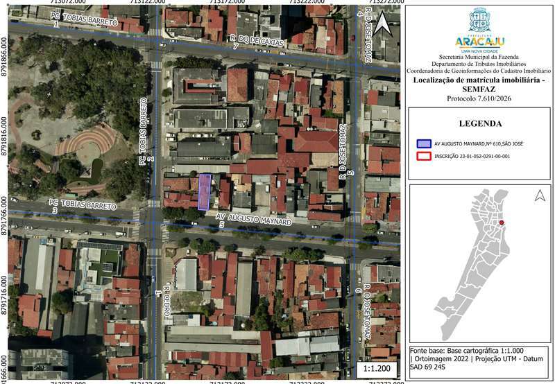 Terreno em leilão em Aracaju - SE, bairro São José — LOTE 001 IMÓVEL - BAIRRO SÃO JOSÉ - ARACAJU/SE