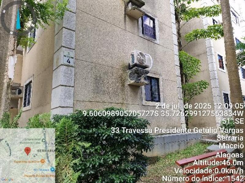 Apartamento em leilão em Maceió - AL, bairro Serraria — LOTE 001 APARTAMENTO - MACEIO/AL