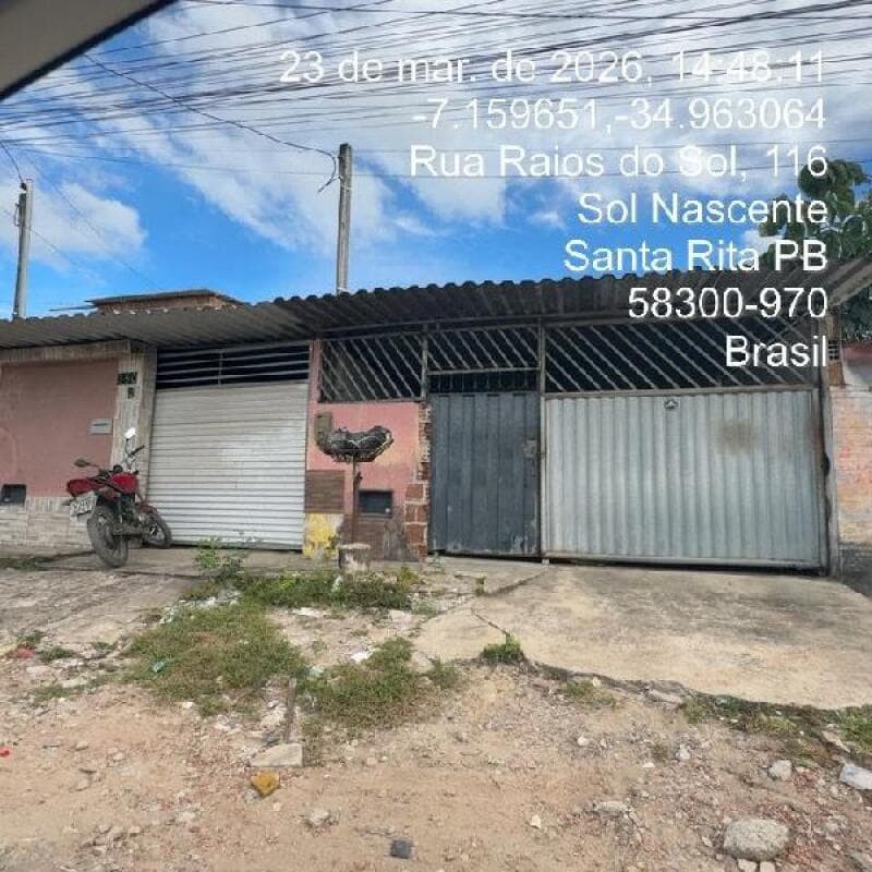 Casa em leilão em Santa Rita - PB, bairro Loteamento Planalto Tibiri I — LOTE 189 CASA - SANTA RITA/PB