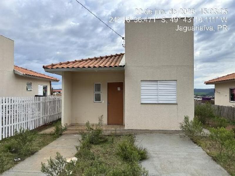Casa em leilão em Jaguariaíva - PR — LOTE 234 CASA - JAGUARIAIVA/PR