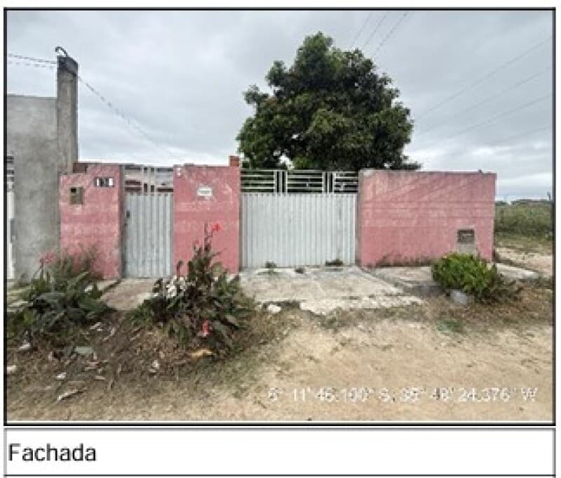 Casa em leilão em Tangará - RN, bairro Centro — LOTE 347 CASA - TANGARA/RN