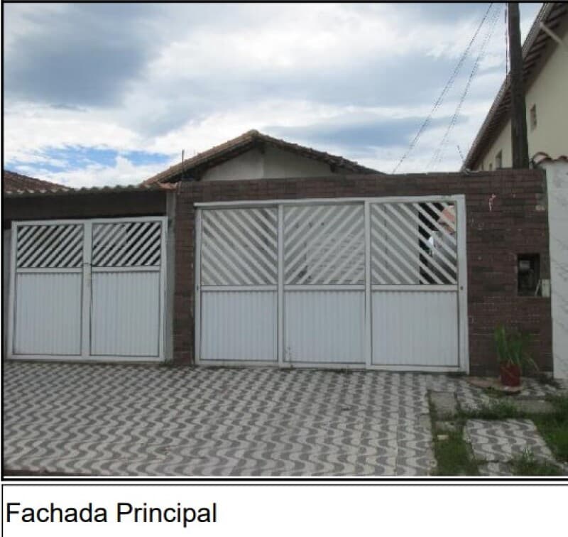 Foto 1 de 2: Casa em leilão em Praia Grande - SP, bairro Samambaia — LOTE 490 CASA - PRAIA GRANDE/SP