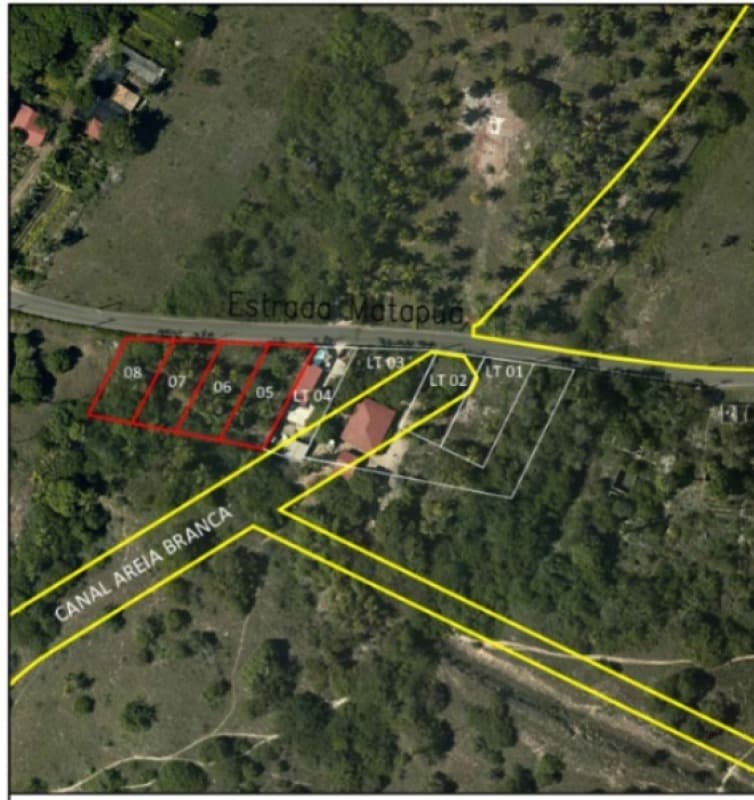 Foto 3 de 3: Terreno em leilão em Aracaju - SE, bairro Mosqueiro — LOTE 001-2 LOTES - 504,17m² - MATAPOÃ - ZONA DE EXPANSÃO - ARACAJU/SE