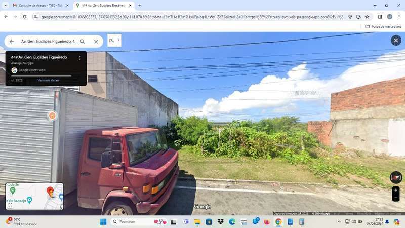 Foto 4 de 5: Terreno em leilão em Aracaju - SE, bairro Industrial — LOTE 001 IMÓVEL - LOTE - LOTEAMENTO JARDIM IMPERIAL I - BAIRRO INDUSTRIAL - ARACAJU/SE