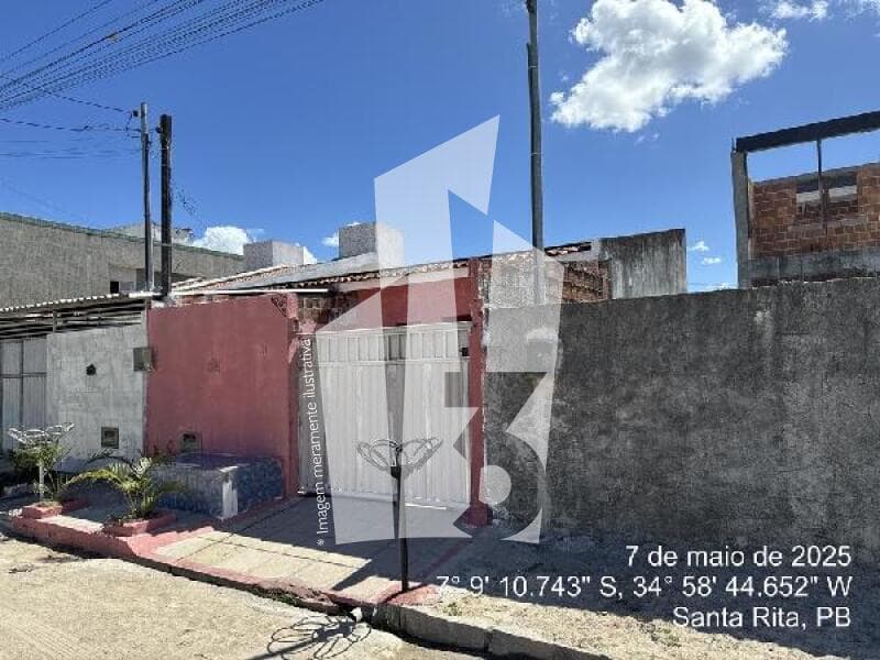 Casa em leilão em Santa Rita - PB — LOTE 184 SANTA RITA/PB - CASA