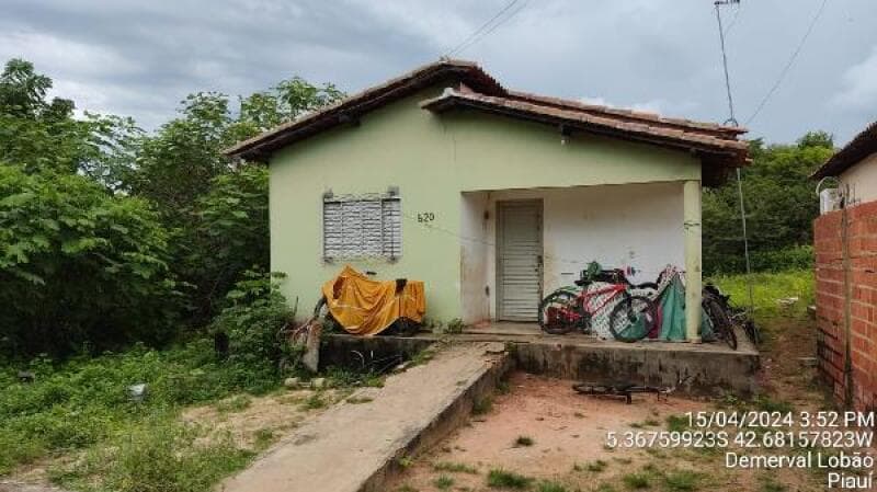 Casa em leilão em Demerval Lobão - PI — LOTE 268 VILA FILOMENA