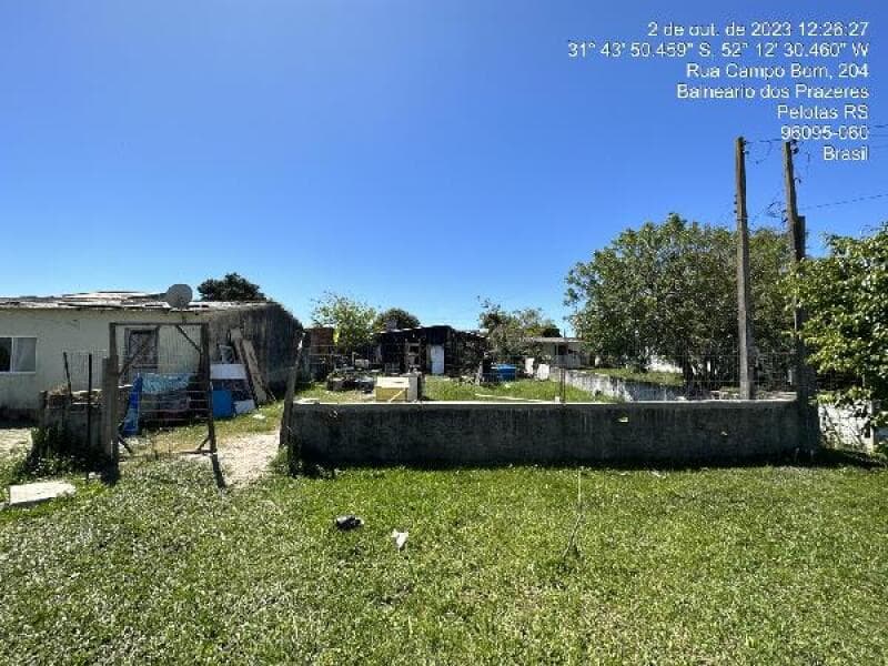Casa em leilão em Pelotas - RS — LOTE 449 BALNEARIO DOS PRAZERES