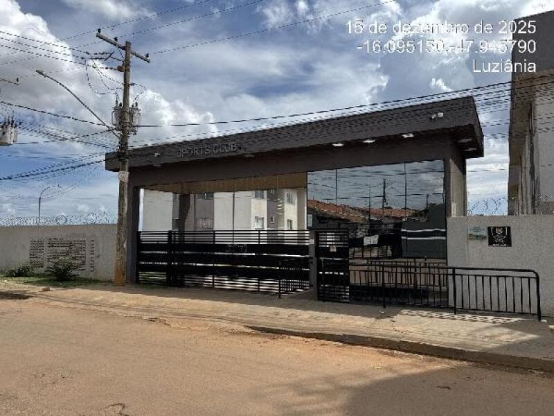 Apartamento em leilão em Cidade Ocidental - GO, bairro Recreio Mossoro — LOTE 080 CONDOMINIO RESIDENCIAL SPORTS CLUB
