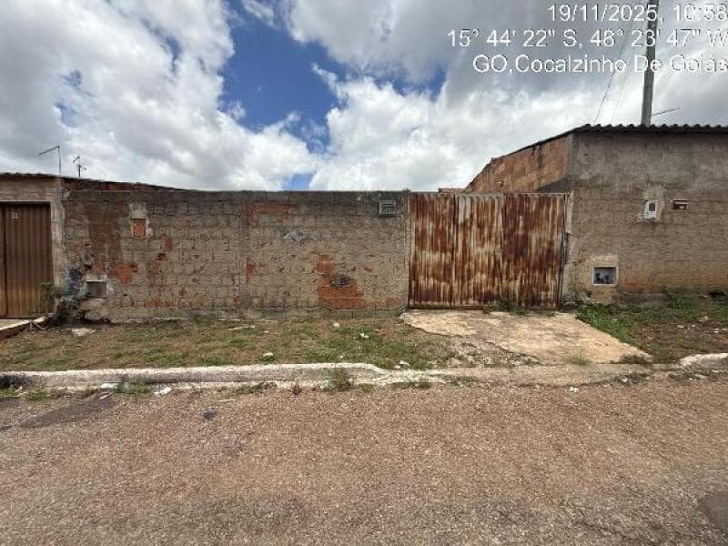 Casa em leilão em Cocalzinho De Goiás - GO, bairro Centro — LOTE 085 LOT RES ITAMAR NOBREGA II - 2A ETAPA