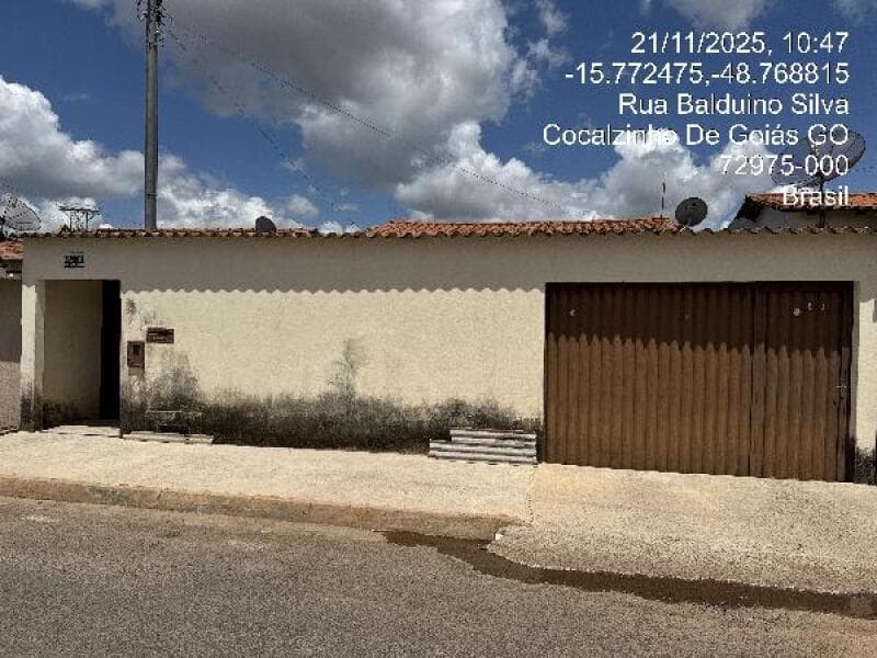 Casa em leilão em Cocalzinho De Goiás - GO, bairro Cidade dos Pirineus — LOTE 087 CASA