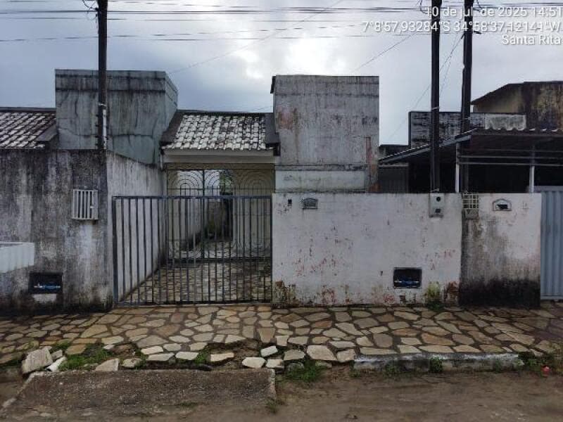Casa em leilão em Santa Rita - PB, bairro Plano de Vida — LOTE 207 CONDOMINIO RESIDENCIAL MULTIFAMILIAR PEROLA