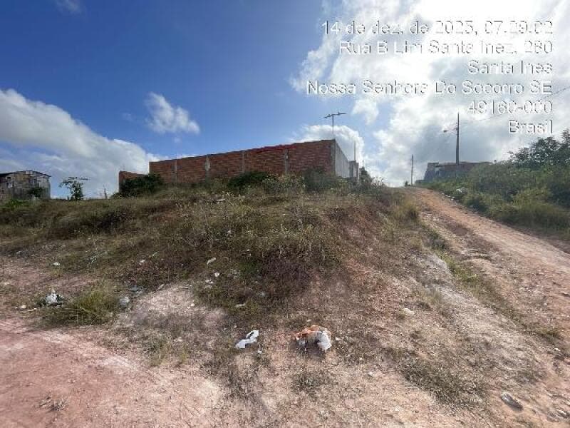Terreno em leilão em Nossa Senhora Do Socorro - SE — LOTE 454 Loteamento Jardim Santa Inês