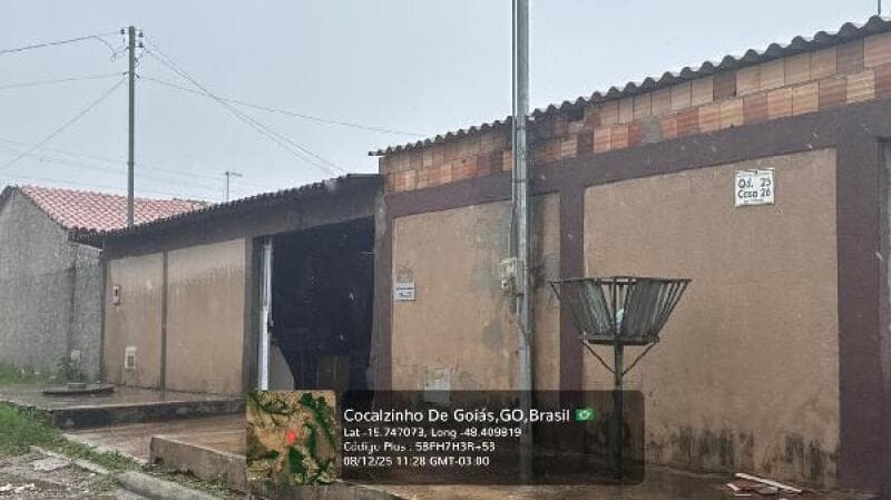 Casa em leilão em Cocalzinho De Goiás - GO, bairro Centro — LOTE 074 GIRASSOL RESIDENCIAL