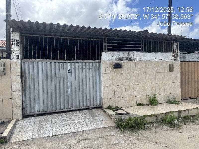 Casa em leilão em Santa Rita - PB, bairro Planalto Tibiir Ii — LOTE 167 CASA
