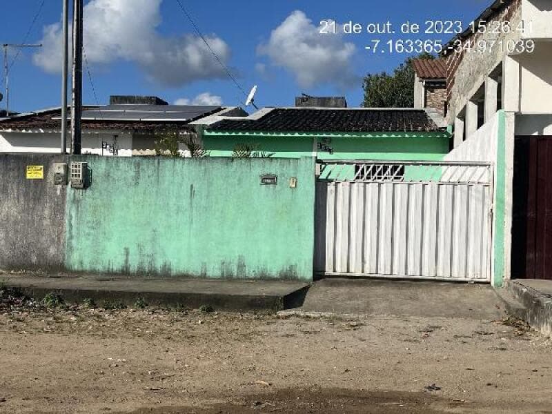 Casa em leilão em Santa Rita - PB, bairro Varzea Nova — LOTE 168 CASA