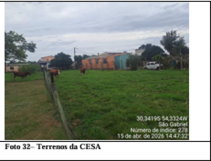 Foto 30 de 34: Terreno em leilão em São Gabriel - RS — LOTE 001 Unidade São Gabriel I