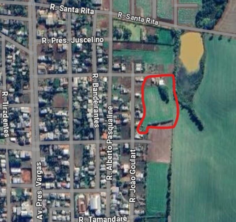Terreno em leilão em Ronda Alta - RS — LOTE 003 CHÁCARA URBANA Nº 79-G, com a área de 10.622,46m², no Loteamento das Torres, em Ronda Alta/