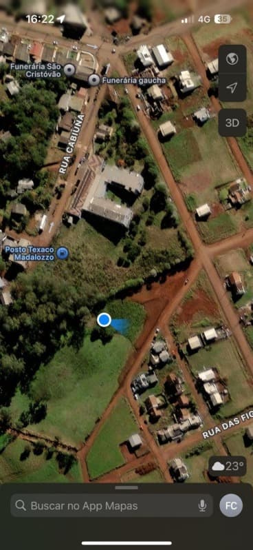 Foto 3 de 3: Terreno em leilão em Trindade Do Sul - RS — LOTE 012 PARTE 08, de parte do terreno urbano nº 07, com a área de 193,48m², Rua Castanheira, em Tri