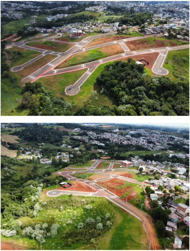 Foto 2 de 8: Terreno em leilão em Chapecó - SC, bairro Loteamento Popular Jardim Imperial — LOTE 044 Lote Urbano nº 11, da Quadra nº 5521, com a área de 252,00m², no Loteamento Popular Jardim