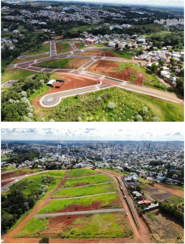 Foto 3 de 8: Terreno em leilão em Chapecó - SC, bairro Loteamento Popular Jardim Imperial — LOTE 044 Lote Urbano nº 11, da Quadra nº 5521, com a área de 252,00m², no Loteamento Popular Jardim