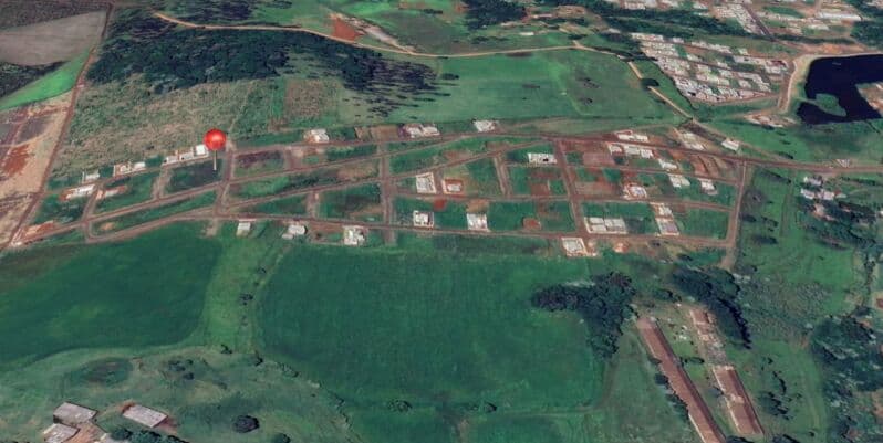 Foto 4 de 6: Terreno em leilão em Xanxerê - SC, bairro Primavera — LOTE 047 LOTE URBANO Nº 67, com a área de 307,20m², Loteamento Belvedere, Bairro Primavera, Xaxim/SC