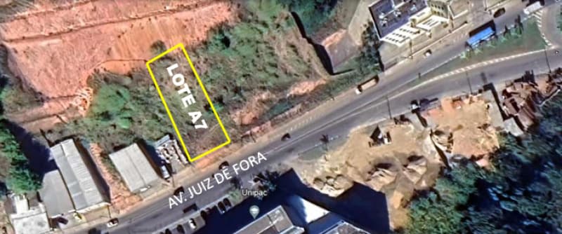 Foto 1 de 3: Terreno em leilão em Juiz De Fora - MG — LOTE 011 LOTE DE 556,60M² EM JUIZ DE FORA/MG