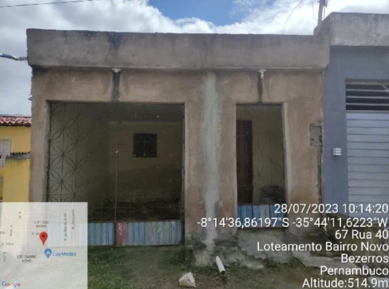 Casa em leilão em Bezerros - PE — LOTE 242 PE - BEZERROS