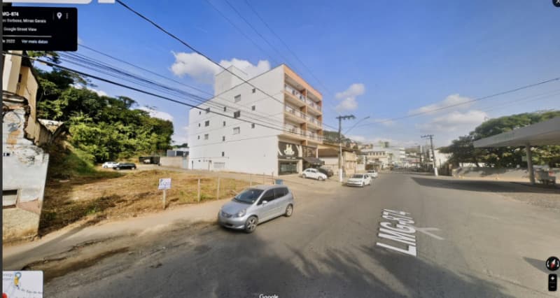 Foto 3 de 3: Terreno em leilão em Matias Barbosa - MG, bairro Centro — LOTE 003 TERRENO NA AVENIDA CARDOSO SARAIVA (PRAÇA DA BANDEIRA) EM MATIAS BARBOSA/MG
