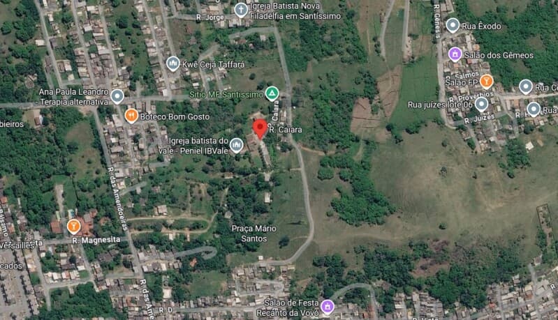 Terreno em leilão em Rio De Janeiro - RJ, bairro Santíssimo — LOTE 001 Terreno situado na Rua Caiará, S/N, Lote 03, Santíssimo