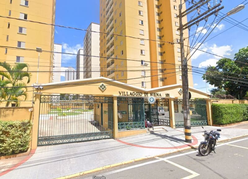 Foto 2 de 5: Apartamento em leilão em Campinas - SP — LOTE 001 Apartamento Cond. Res. Villaggio Di Siena, A.U. 73m², 3 dorms, 2 banheiros, vaga dupla, Vil