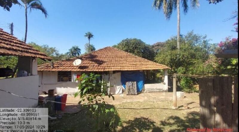 Foto 34 de 37: Area Rural em leilão em Bauru - SP — LOTE 001 Gleba de Terras - Chácara Madureira, área de 103.989m², edificações como residências, salão