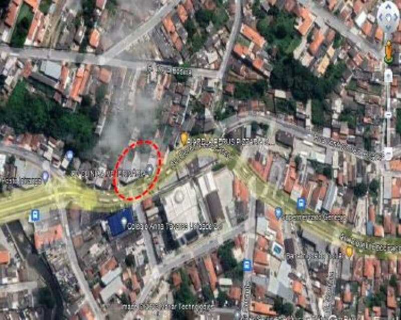Foto 3 de 15: Terreno em leilão em São Paulo - SP, bairro Perus — LOTE 001 Imóvel com 2 pavimentos, com A.T. 530m², Perus, São Paulo/SP