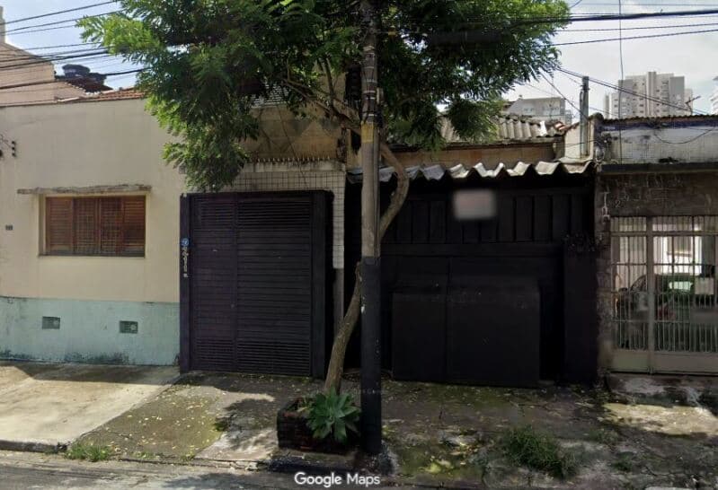 Terreno em leilão em São Paulo - SP, bairro Ipiranga — LOTE 001 Terreno com 2 casas assobradadas, área de 252m², A.C. 148m², Ipiranga, São Paulo/SP