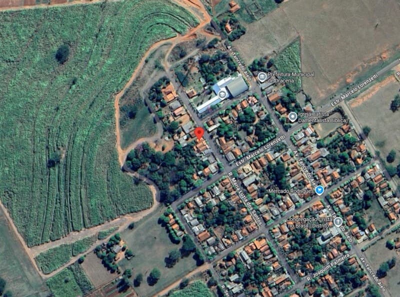 Casa em leilão em Dracena - SP — LOTE 001 Imóvel residencial com 133m² e Depósito/Garagem com 158m², Jaciporã, Dracena/SP