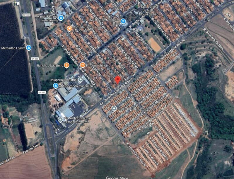Terreno em leilão em Santa Rosa De Viterbo - SP — LOTE 001 Terreno Lote 13, A.T. 190m², Santa Rosa de Viterbo/SP