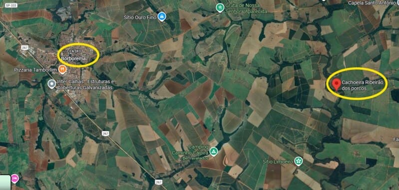Area Rural em leilão em Itápolis - SP, bairro Três Barras — LOTE 001 Área de Terras com 211,9960 has, Fazenda Cachoeira do Ribeirão dos Porcos, Itápolis/SP